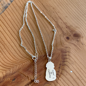 Personalized Dog Necklace with Engraving in Solid 925 Sterling Silver or Gold/Rose Gold plated Titanium - Your Choice ($59.95)